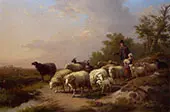 Tending the Flock 1872 By Anton Mauve