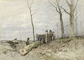 The Cart with Two Wheels 1885 By Anton Mauve