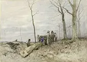 The Cart with Two Wheels 1885 By Anton Mauve