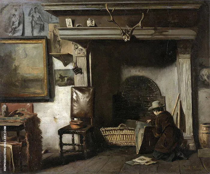 The Workshop of Haarlem Painter Pieter Frederik van Os By Anton Mauve