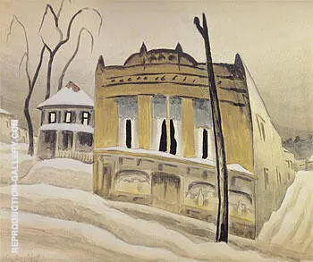 The Corner Store 1918 By Charles Burchfield