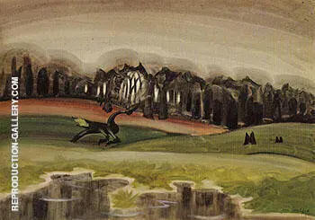 The Mysterious Woods 1919 By Charles Burchfield