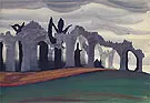Gothic Landscape 1919 By Charles Burchfield