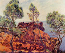 Agay Red Rocks By Armand Guillaumin