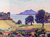 Agay the Chateau and the Signal Tower 1894 By Armand Guillaumin
