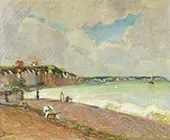 La manche Landscape By Armand Guillaumin