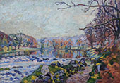 Landscape near the Creuse By Armand Guillaumin
