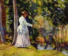Madame Guillaumin Fishing 1894 By Armand Guillaumin