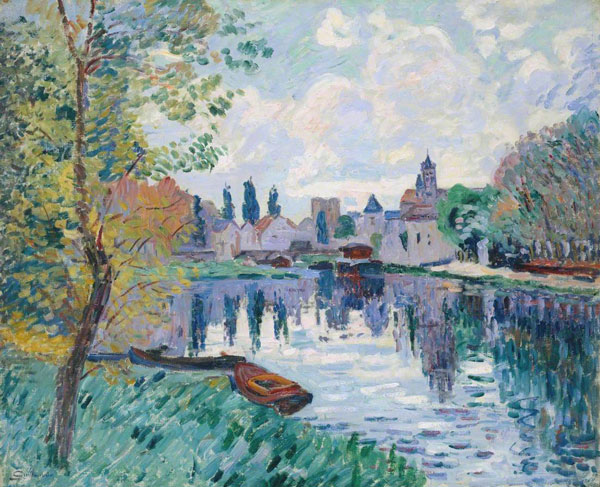 Moret Sur Loing by Armand Guillaumin | Oil Painting Reproduction