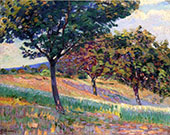 Orchard at the Edge of the Woods in Saint Cheron By Armand Guillaumin