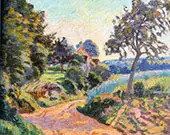 Paysage de Ile de France 1888 By Armand Guillaumin