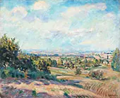 Paysage de Plaine 1877 By Armand Guillaumin