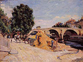 Pont Marie From the Quai d'Anjou 1883 By Armand Guillaumin
