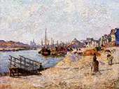 Quai de Bercy c1881 By Armand Guillaumin