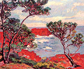 Red Rocks 1894 By Armand Guillaumin