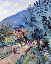 Shaded Road Pontchara By Armand Guillaumin