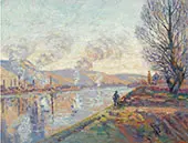 La Seine en Amont de Rouen By Armand Guillaumin