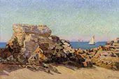 The Platin Rock at Saint Palais By Armand Guillaumin