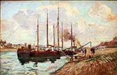 The Quai d'Austerlitz 1877 By Armand Guillaumin