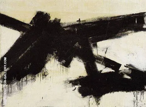 Untitled 1954 By Franz Kline