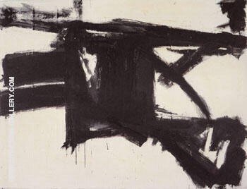 Untitled 1957 BW2 by Franz Kline | Oil Painting Reproduction