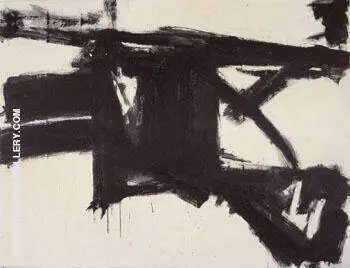 Untitled 1957 BW2 By Franz Kline