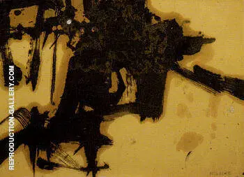 Untitled 1957 1 By Franz Kline