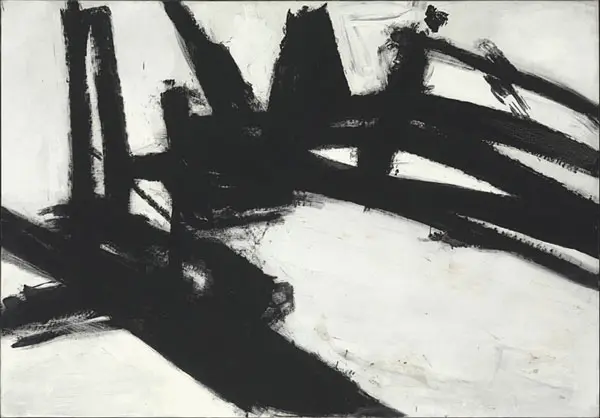 Untitled 1957 2 By Franz Kline