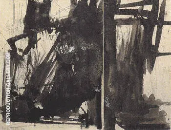 Study for Cupola final state 1960 By Franz Kline