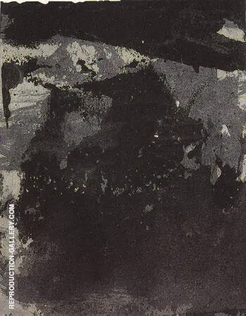 Study for Requiem 1958 By Franz Kline
