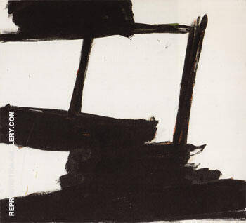 Black and Green 1959 by Franz Kline | Oil Painting Reproduction