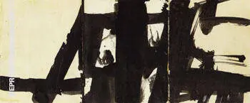 Study for Shenandoah Wall 1960 By Franz Kline