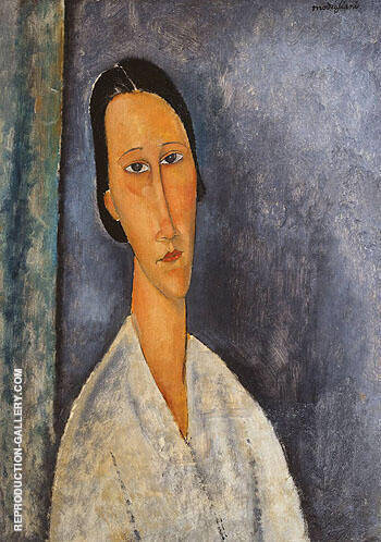 Madame Zborowska 1918 by Amedeo Modigliani | Oil Painting Reproduction