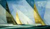 Sail Boats 1929 By Lyonel Feininger