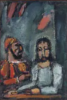 Christ and the High Priest By George Rouault