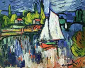 View of the Seine c1905 By Maurice de Vlaminck