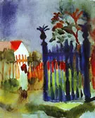 Garden Gate By August Macke