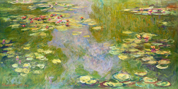 Water Lilies (Nympheas) 1919 by Claude Monet | Oil Painting Reproduction