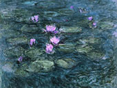Water Lilies 43 By Claude Monet