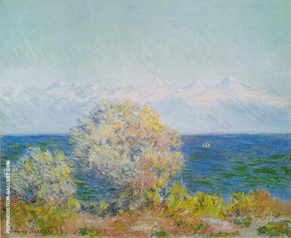 Cap Antibes Mistral 1888 by Claude Monet | Oil Painting Reproduction
