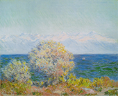Cap Antibes Mistral 1888 By Claude Monet