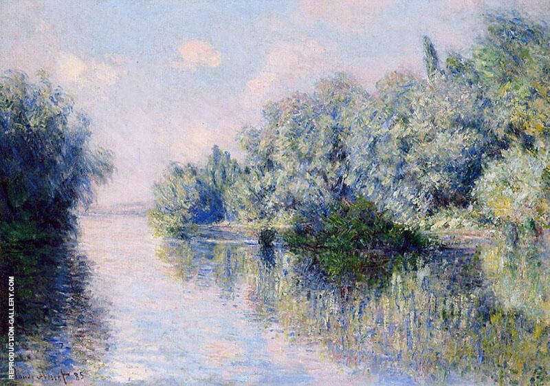 The Seine at Giverny 1885 by Claude Monet | Oil Painting Reproduction