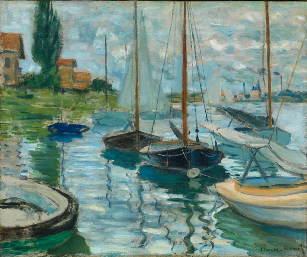 Sailboats on the Seine at Petit-Gennevilliers | Oil Painting Reproduction