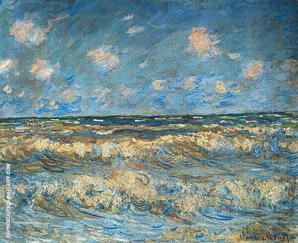 Rough Sea 1881 by Claude Monet | Oil Painting Reproduction
