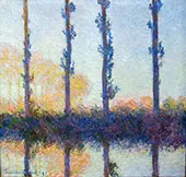 Four Trees 1891 By Claude Monet