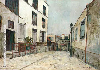 Impasse Trainee, Montmartre c1931 By Maurice Utrillo