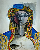 Jacqueline In Turkish Costume 1955 By Pablo Picasso