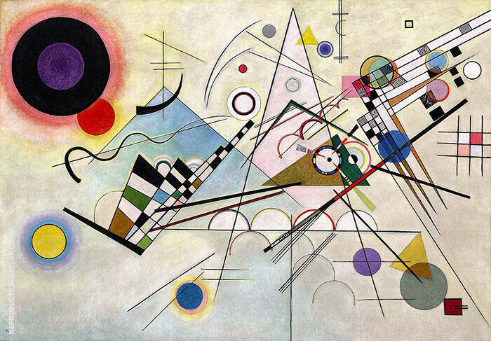 Composition VIII 1923 by Wassily Kandinsky | Oil Painting Reproduction