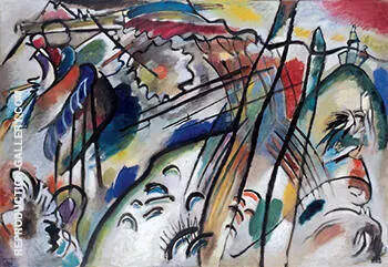 Improvisation 28 second version 1912 By Wassily Kandinsky