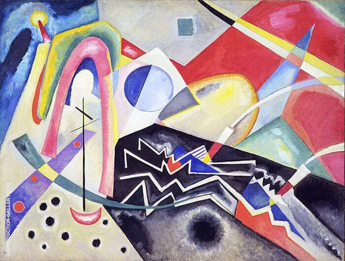 White Zig Zag 1922 By Wassily Kandinsky